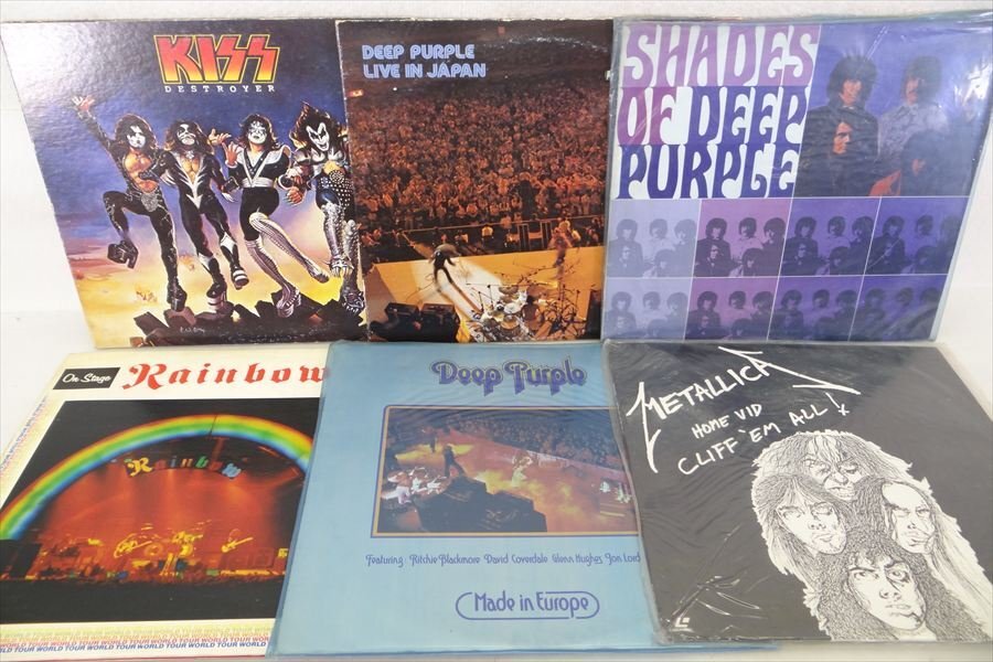 ▽ 洋楽ハードロック系30枚 KISSなど様々 レコード 中古 ▽ 洋楽ハードロック系30枚 KISSなど様々 レコード 中古