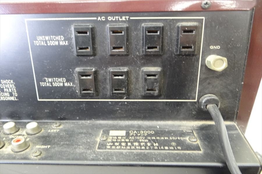 V SANSUI Sansui CA-3000 усилитель б/у текущее состояние товар 250505B6293