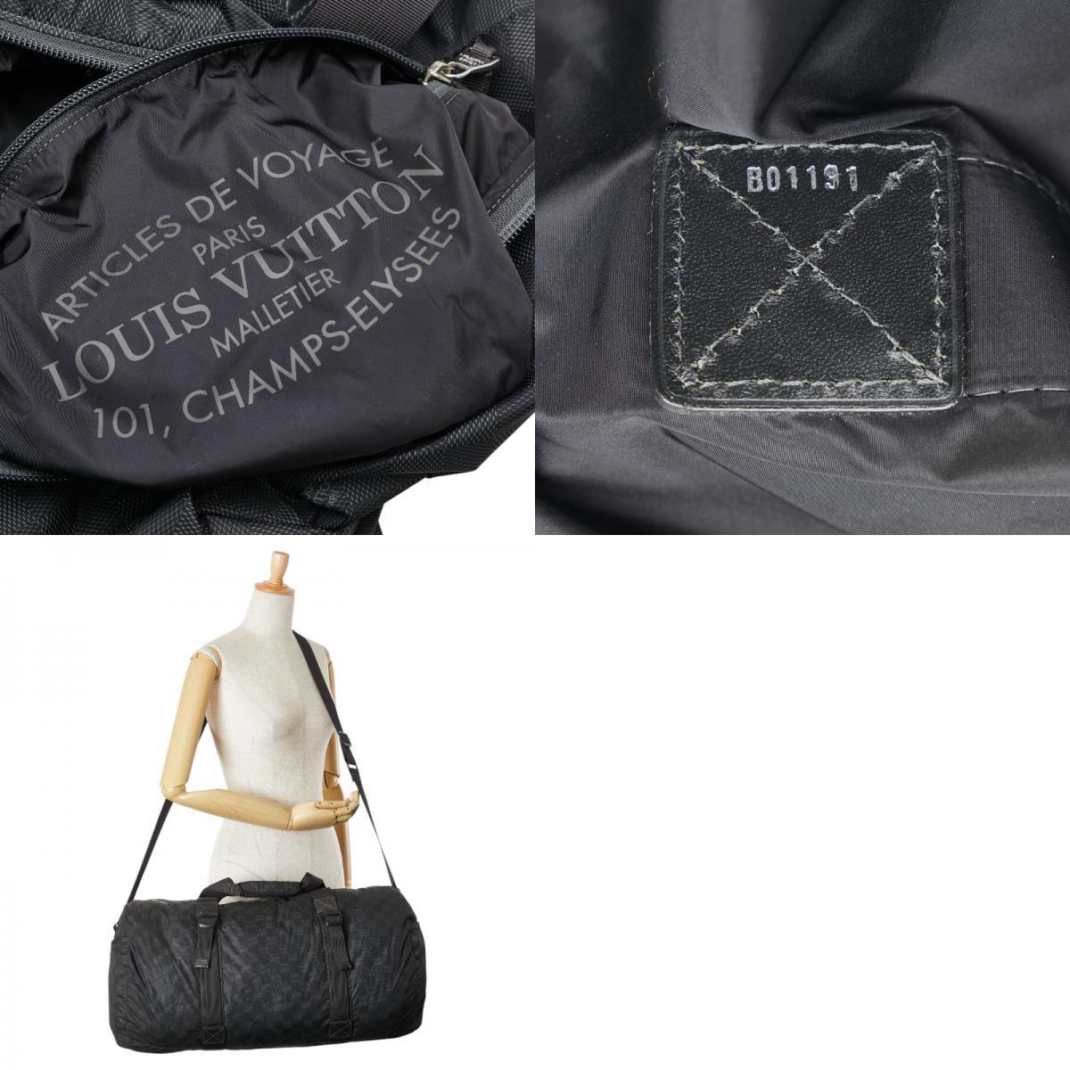  Louis Vuitton Damier a Van chu-ru practical сумка "Boston bag" сумка на плечо 2WAY M97058 черный LOUIS VUITTON [ б/у ]