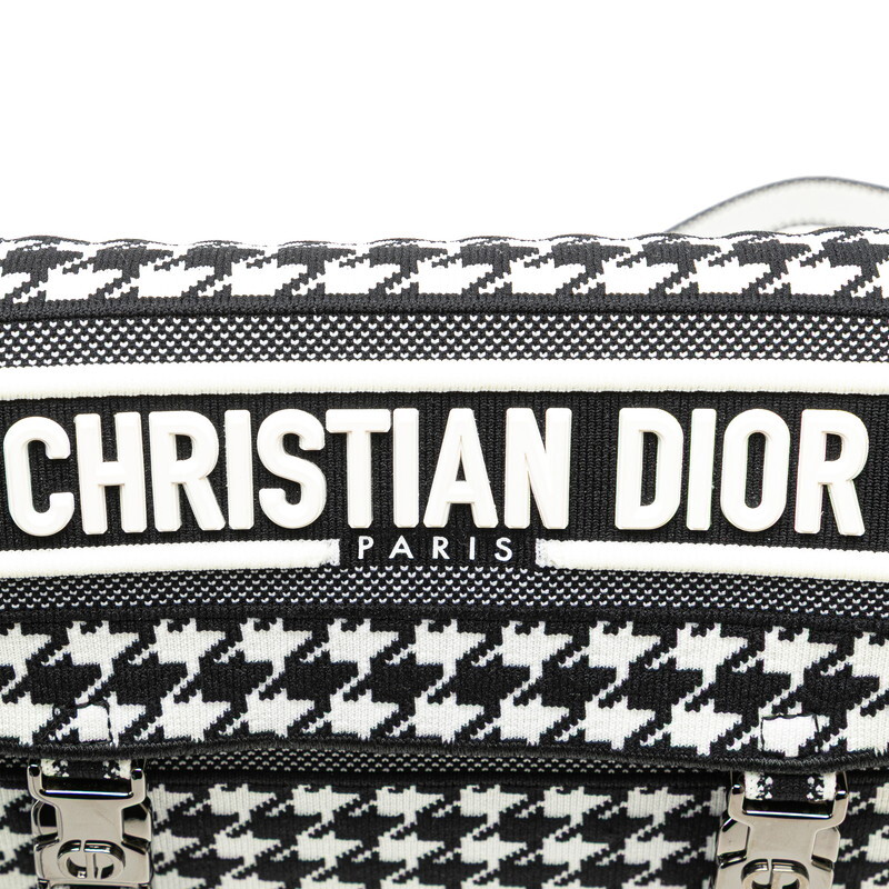  Dior тысяч птица .. кемпинг сумка на плечо черный белый парусина женский Dior [ б/у ]