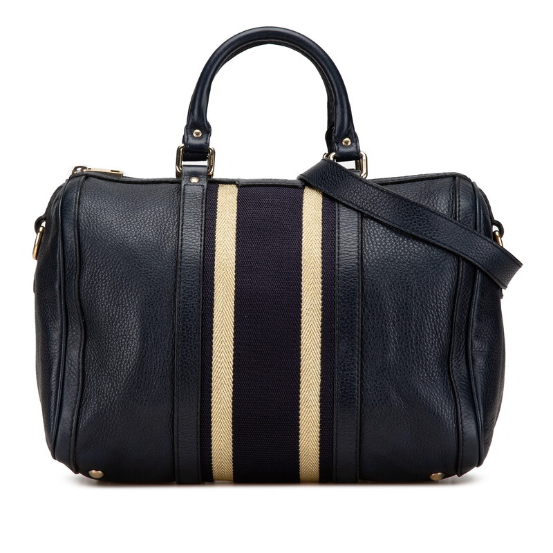  Gucci GG парусина Sherry линия Mini сумка "Boston bag" сумка на плечо 2WAY 247205 черный Gold парусина GUCCI [ б/у ]