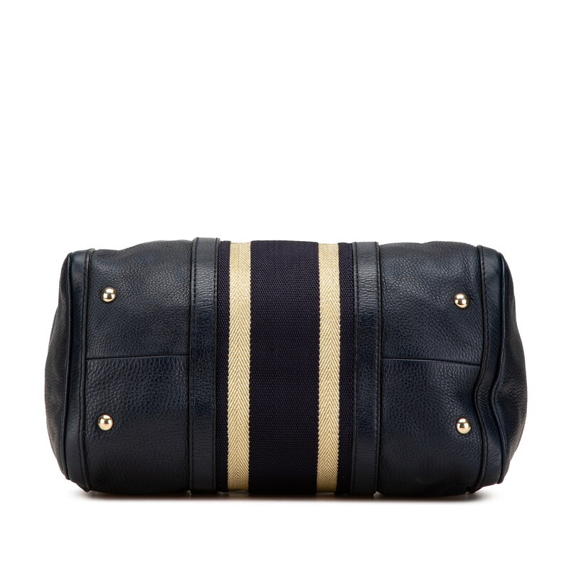  Gucci GG парусина Sherry линия Mini сумка "Boston bag" сумка на плечо 2WAY 247205 черный Gold парусина GUCCI [ б/у ]