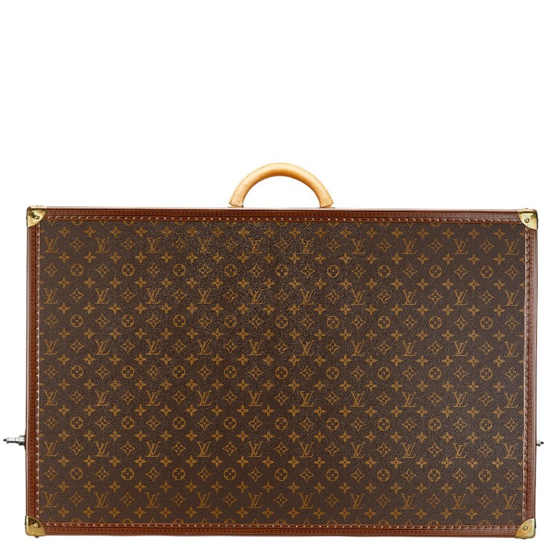 ルイ ヴィトン モノグラム アルゼール80 トランクケース トラベルケース M21222 ブラウン PVC レザー レディース LOUIS VUITTON 【中古】