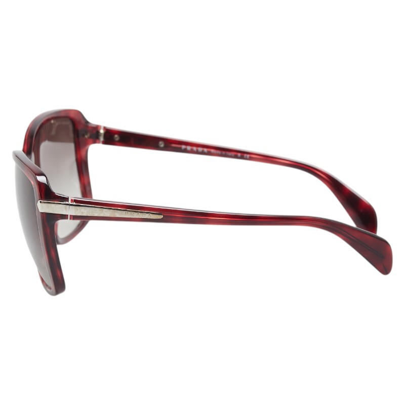 プラダ サングラス レッド プラスチック レディース PRADA 【中古】_画像2