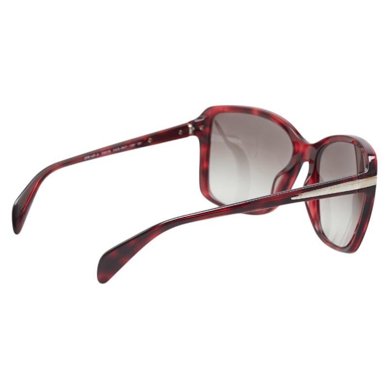 プラダ サングラス レッド プラスチック レディース PRADA 【中古】_画像3
