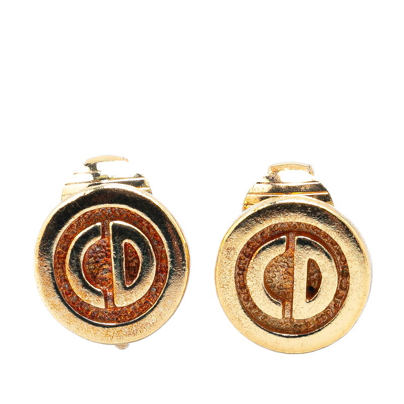  Dior CD серьги Gold металлизированный женский Dior [ б/у ]