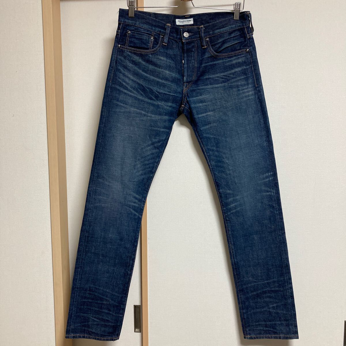 【美品】RON HERMAN DENIM ロンハーマンデニムRHD-01 HURON スリムフィットジーンズ インディゴ W30 USA製_画像1
