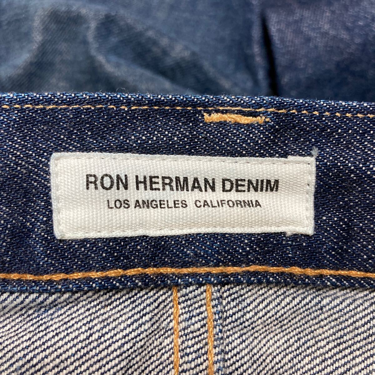 【美品】RON HERMAN DENIM ロンハーマンデニムRHD-01 HURON スリムフィットジーンズ インディゴ W30 USA製_画像7