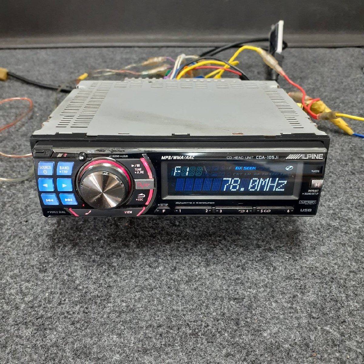 ALPINE Alpine CDA-105Ji 1DIN USB CD плеер b0491-gyr