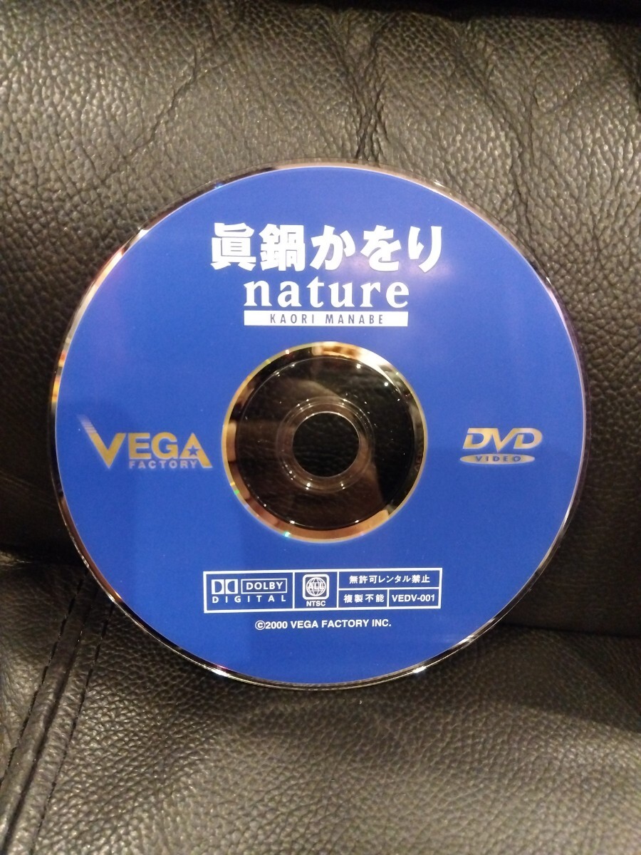 美品 眞鍋かをり nature グラビアアイドル イメージ DVD ベガファクトリー 帯付き 箱付き