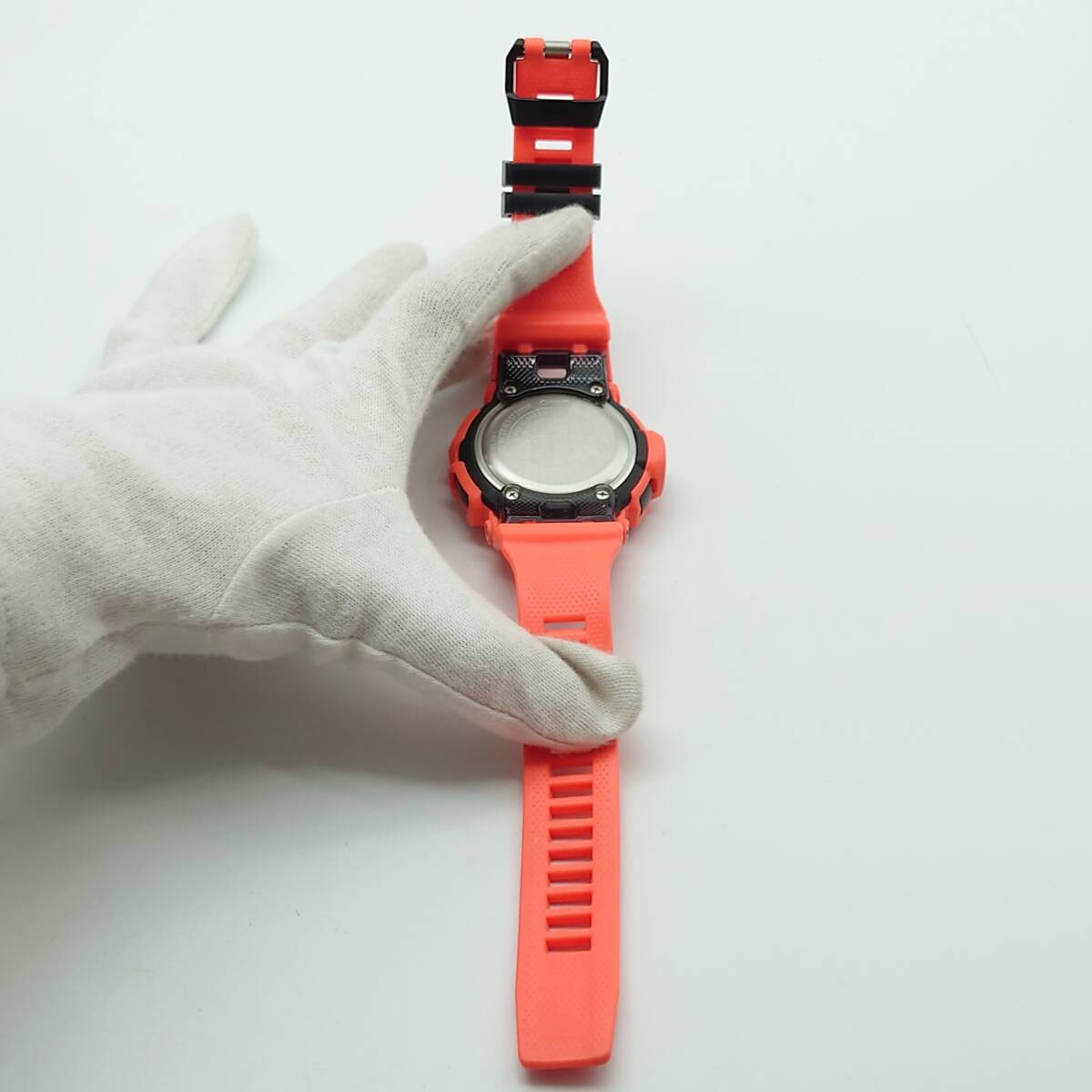 S1436 稼働品 CASIO カシオ G-SHOCK ジーショック Gショック 5641 デジアナ クォーツ 腕時計 ブラック×オレンジ GBA-900 ABL3GC 箱付