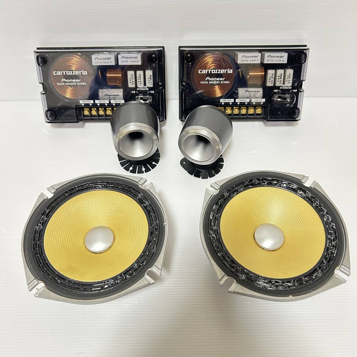 カロッツェリア TS-V017A 17cm スピーカー ツイーター　クロスオーバー　セット