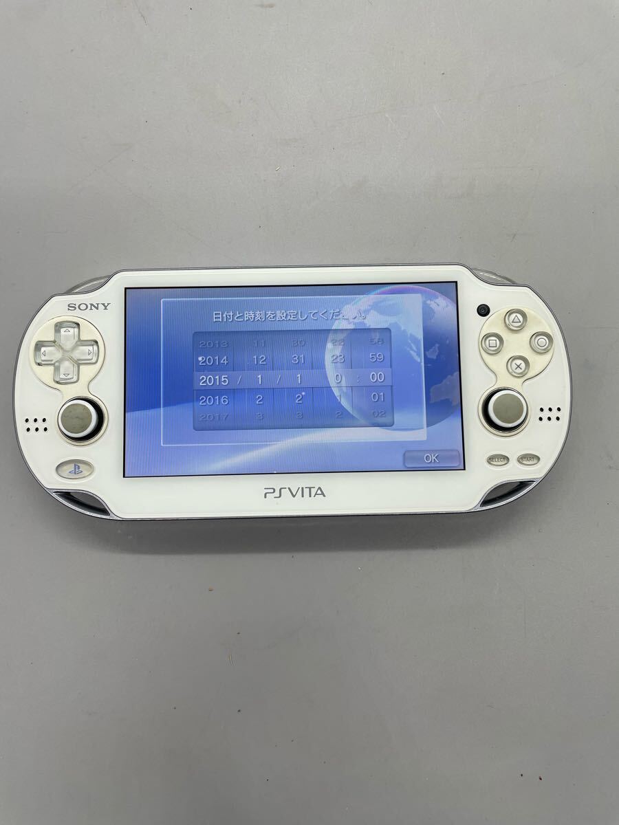 新しい季節 ◯ SONY PS ソニー クリスタルホワイト PCH-1000 PSVITA PS Vita本体