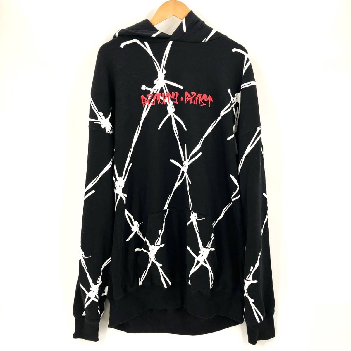 beauty : beast ×CVTVLIST PULL OVER HOODED 　BARBED WIRE　(bbcl-39002)　サイズ2