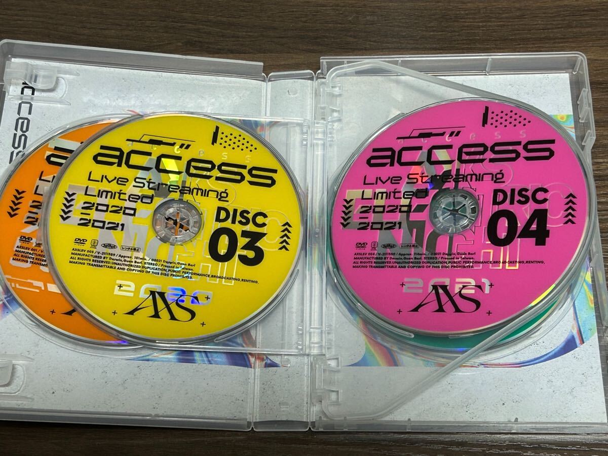 access Live Streaming Limited 2020-2021 5枚組 DVD アクセス 浅倉 大介 貴水 博之