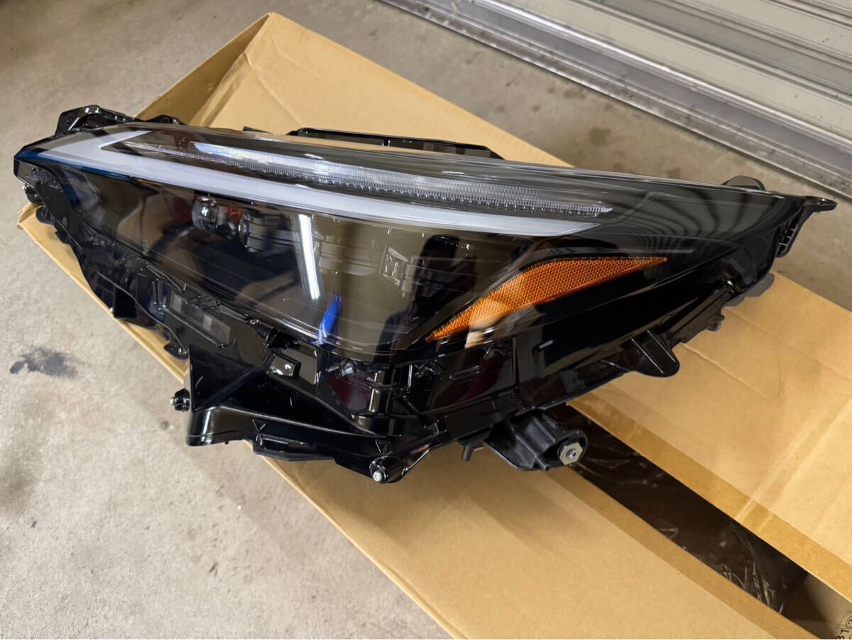 【P12】レクサス ヘッドライト NX250 NX350 20系 3眼LED 3連LED 左 ヘッドランプ koito 78-58 81185-78400 中古 補(bǔ)修済