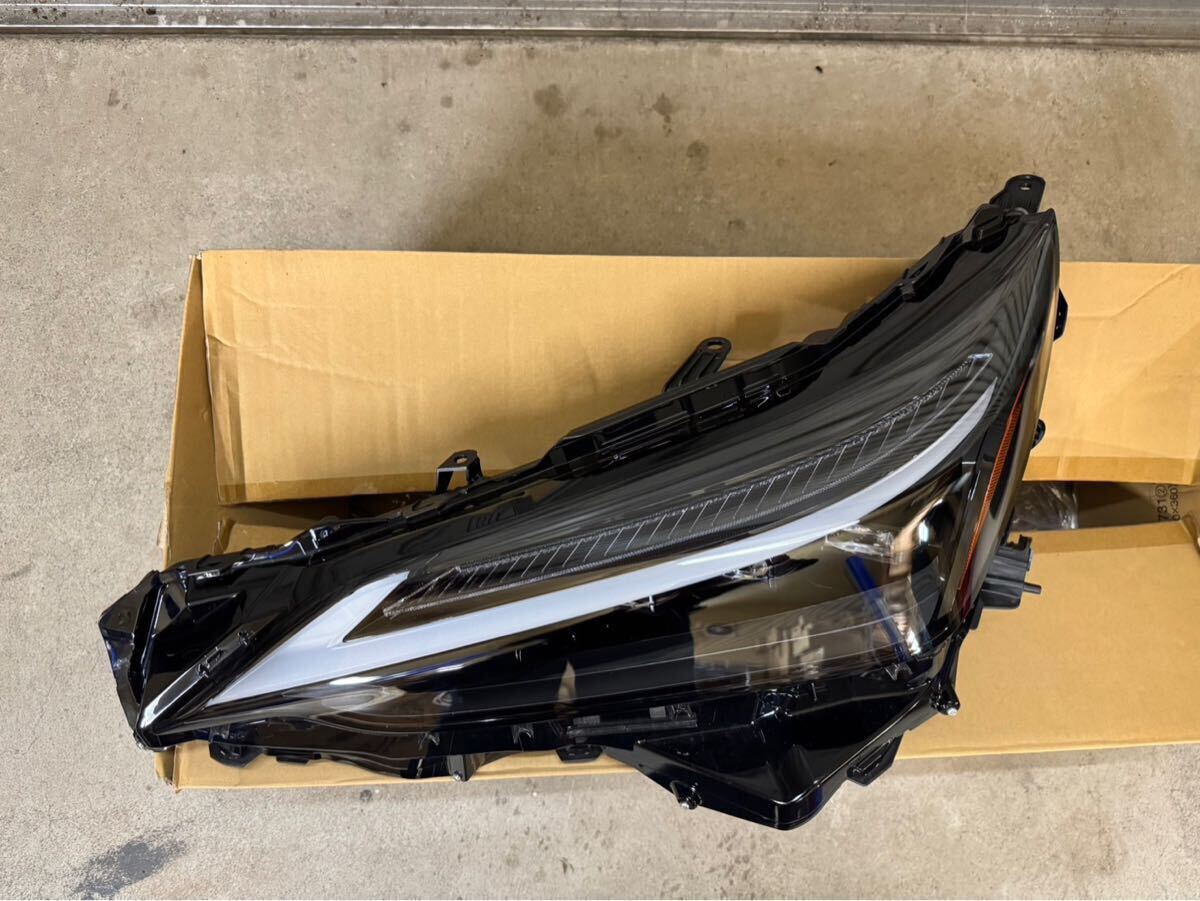 【P12】レクサス ヘッドライト NX250 NX350 20系 3眼LED 3連LED 左 ヘッドランプ koito 78-58 81185-78400 中古 補(bǔ)修済