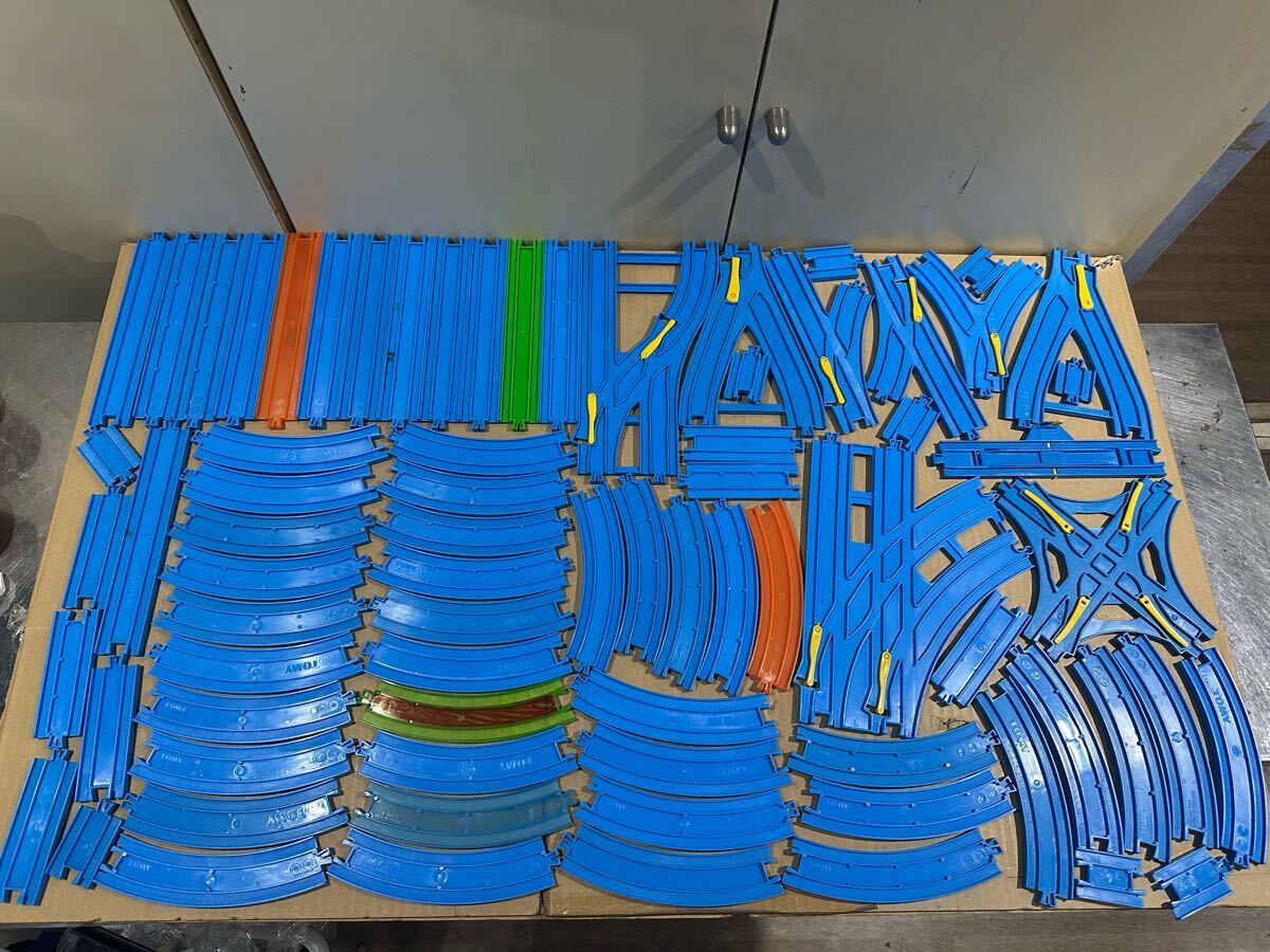 プラレール レール 線路 直線 曲線 分岐 ポイント ストップ など 大量まとめ売り タカラトミー (58)100