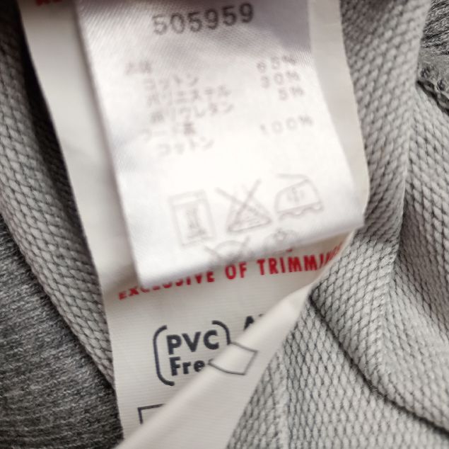 PUMA プーマ ノースリーブパーカー Lサイズ グレー レディース トップス プルオーバー_画像7