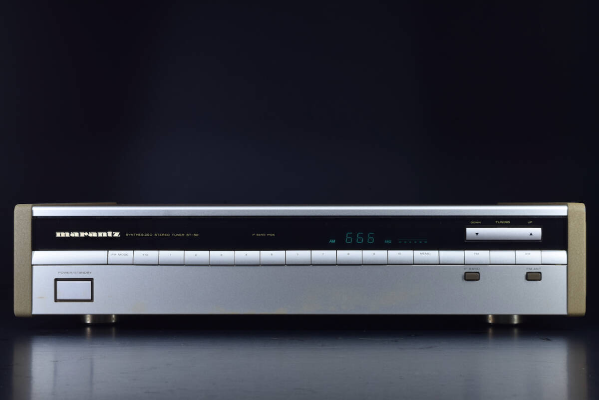 ［長期保管/中古品］MARANTZ「SYNTHESIZED STEREO TUNER ST-50」マランツ AM/FM チューナー 検：オーディオ機(jī)器 音響