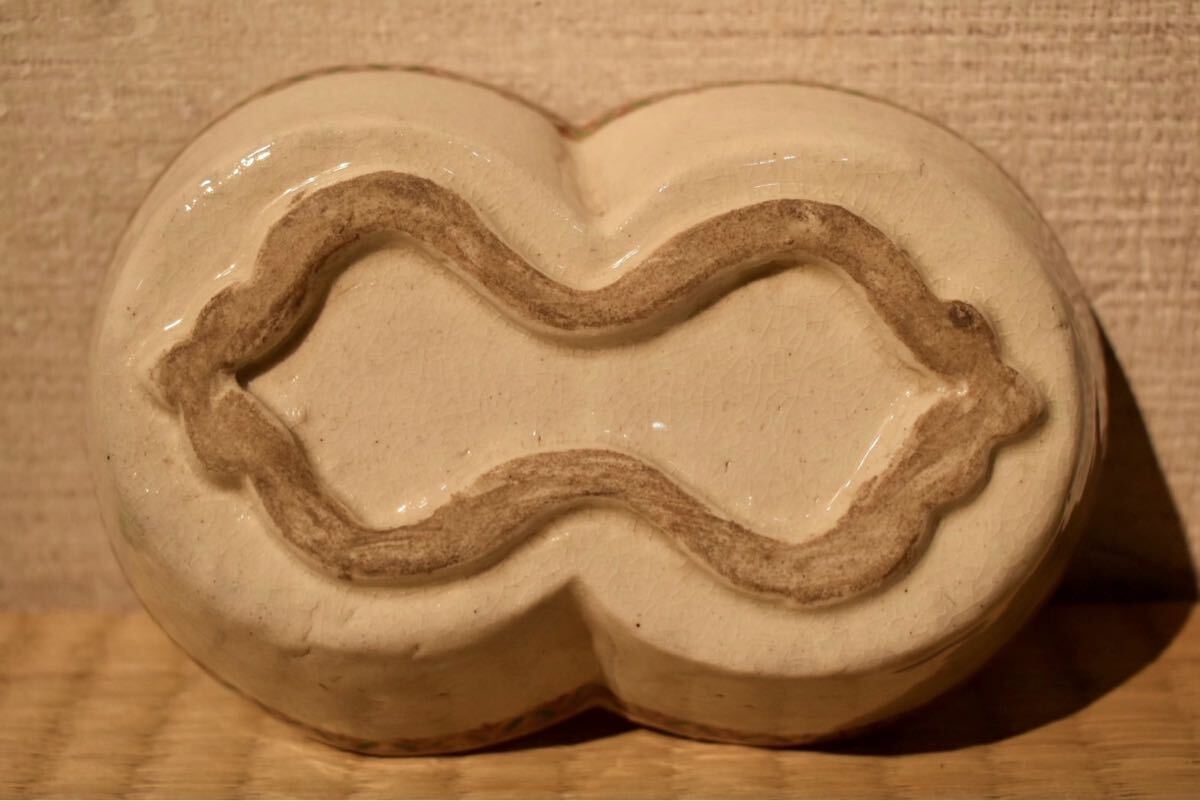 【GE】M597【コレクター所蔵品】時代 薩摩瓢形向付5客/日本美術 薩摩焼 小鉢 骨董品 時代品 美術品 古美術品