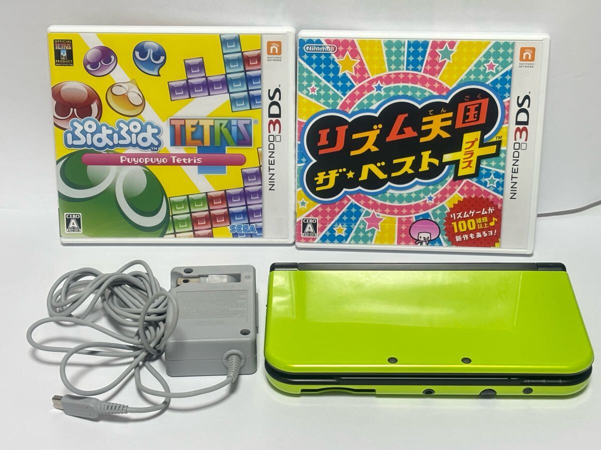 new Nintendo ニュー 任天堂 3DS LL RED-001 ぷよぷよテトリス