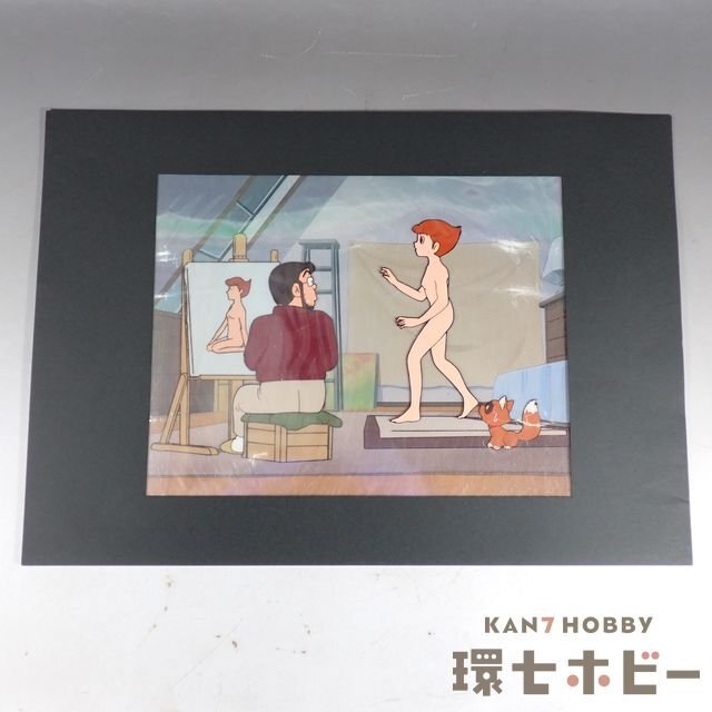 3WX44◆當(dāng)時(shí)物 エスパー魔美 セル畫(huà) 背景付き/昭和レトロ アニメ 藤子不二雄 cel douga genga Fujiko Fujio Esper Mami 原畫(huà) 送:80