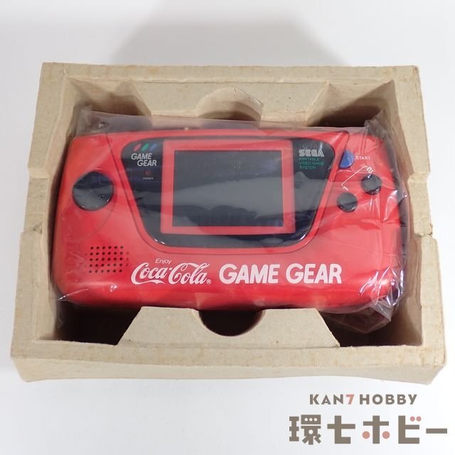 0RO40◆本體未使用だがジャンク 當(dāng)時(shí)物 GG セガ ゲームギア コカ?コーラ コカ?コーラキッド 本體 ゲームカートリッジ付/GAME GEAR 送80
