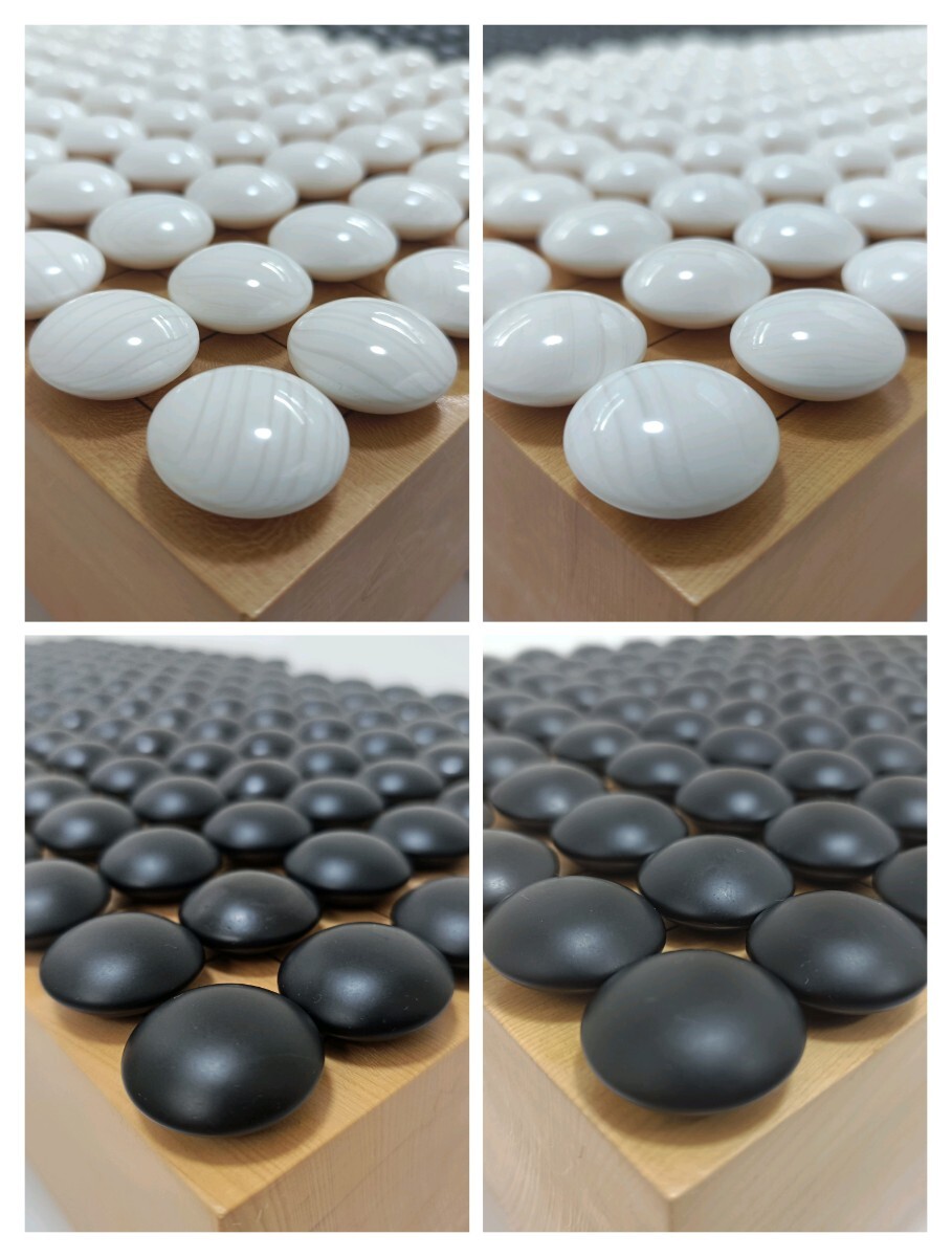 最終値下げ ☆彡美品◇日向特製 『36』号☆欅特大碁笥セット 本蛤碁石 囲碁