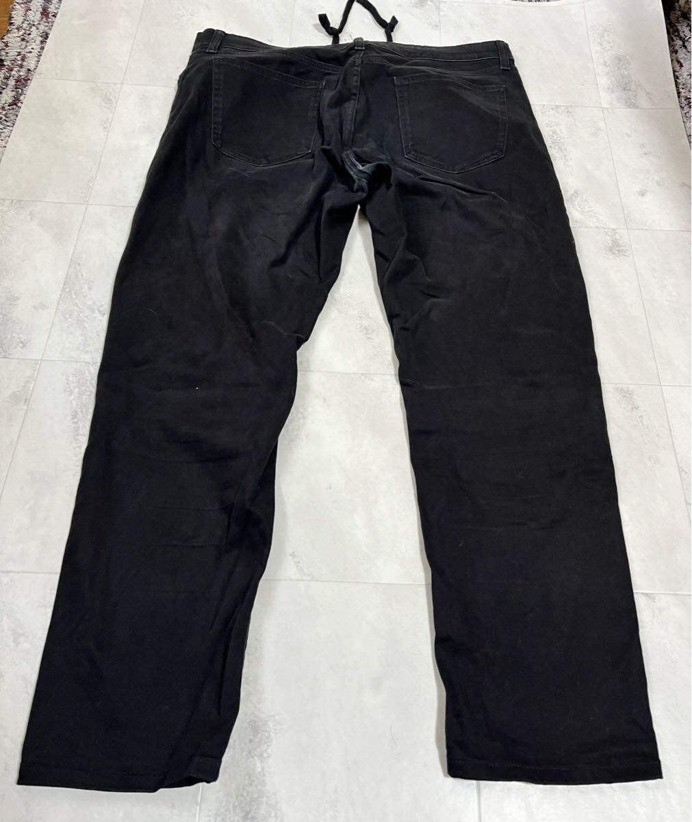 UNIQLO ユニクロ イージージーンズ EZYジーンズ 　XLサイズ 　92-100　黒　ブラック　 321-418914 パンツ