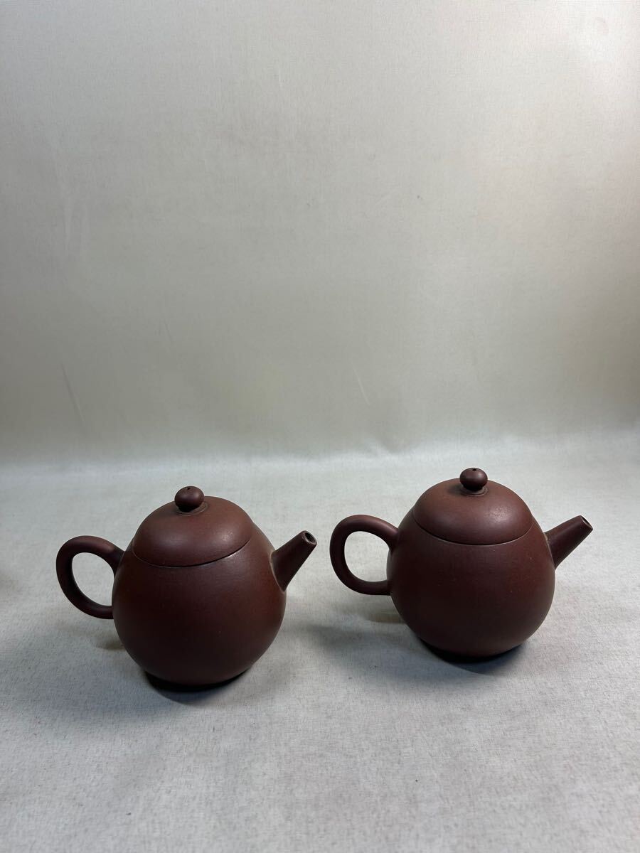 オンラインショップ 茶道具 鉄砲口 中国古玩 紫泥 急須 煎茶器 宜興窯 紫砂 朱泥 施釉陶
