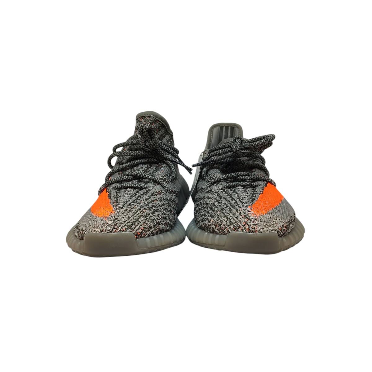 ADIDAS Adidas YEEZY Boost 350 V2 Beluga Reflective спортивные туфли GW1229 27.5 серый × orange 
