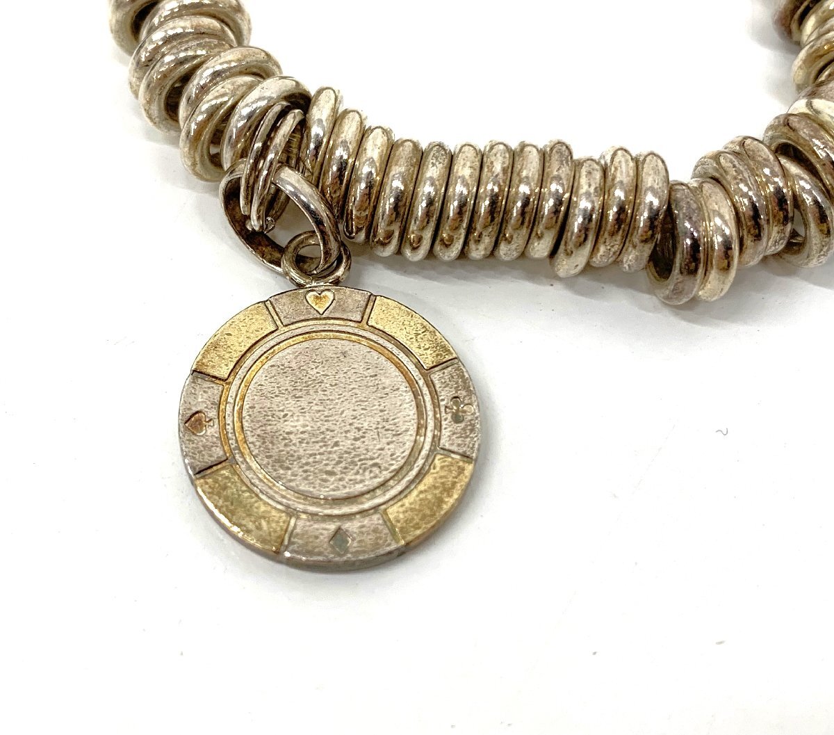 【中古品】Links of London ブレスレット S925 リンクスオブロンドン シルバー 53.5g アクセサリー kh5-84