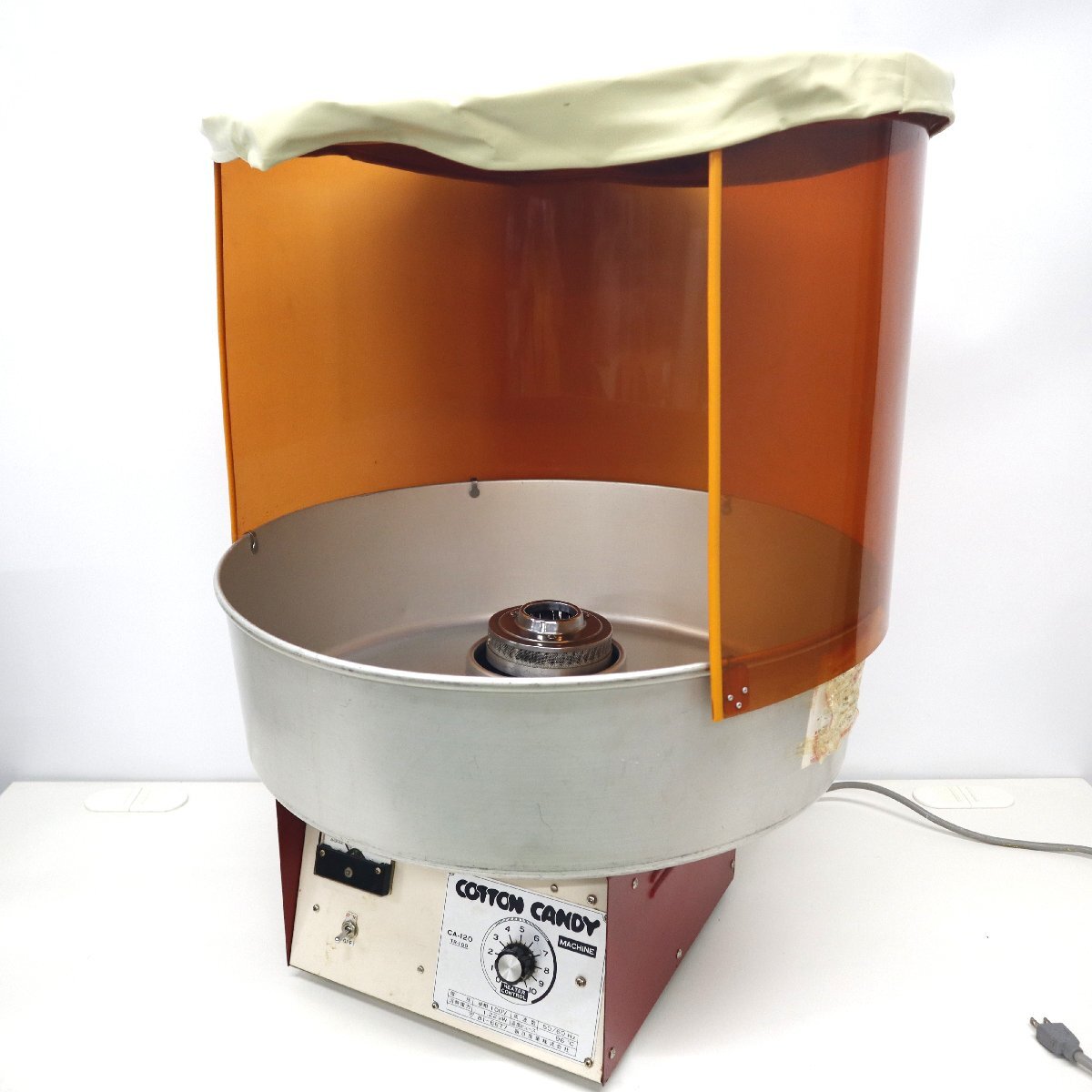 【現(xiàn)狀品】朝日産業(yè) 業(yè)務(wù)用 綿菓子機 わたがし機 COTTON CANDY CA-120型 gi4-147