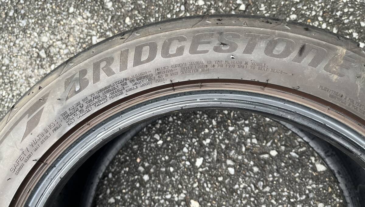 BS POTENZA RE-71R 205/50R16 中古2本セット 5/25