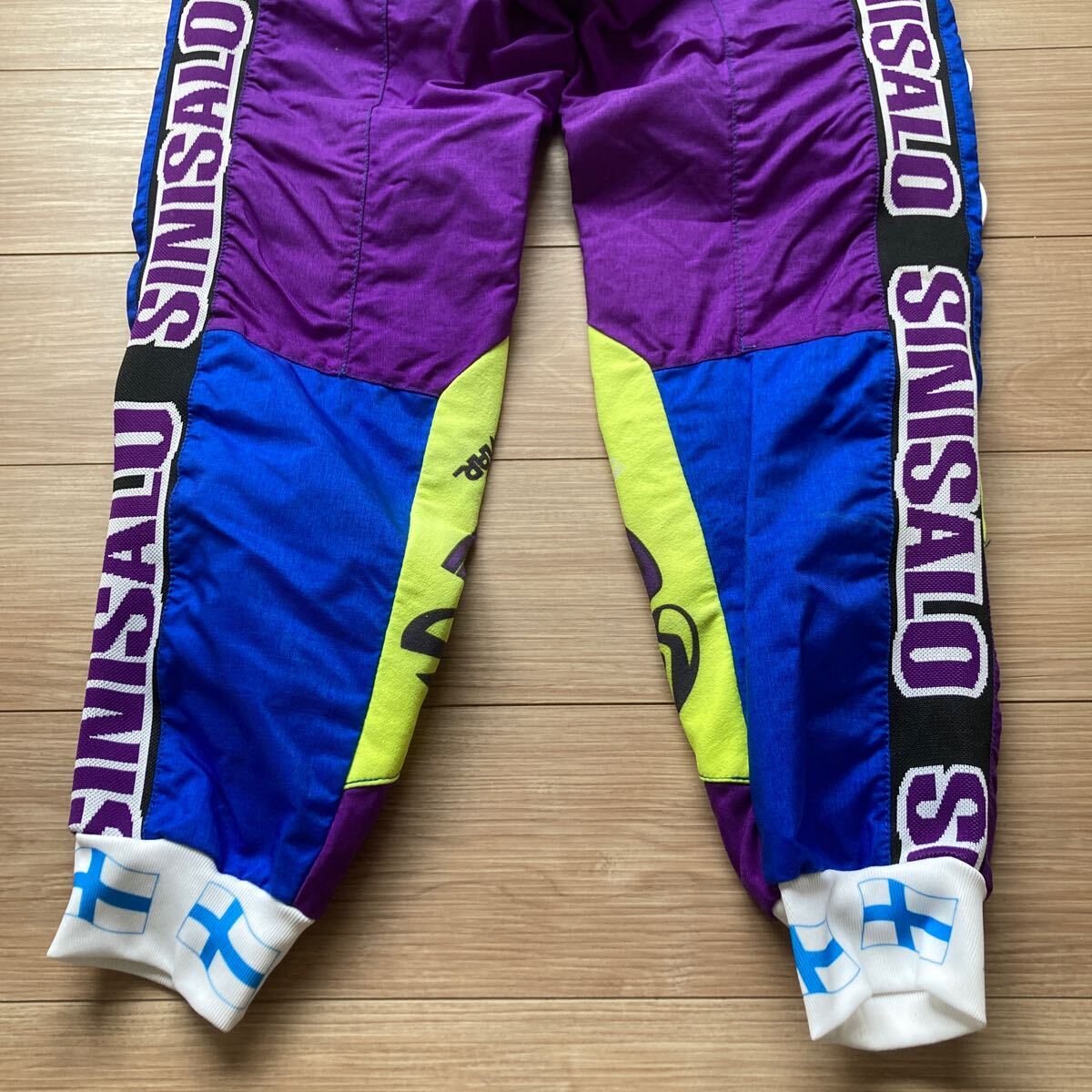 SINISALO vintage used made in Finland シニサロ オフロード モトクロス バイク MXパンツ 36サイズ フィンランド制 古著 ワッペン補修