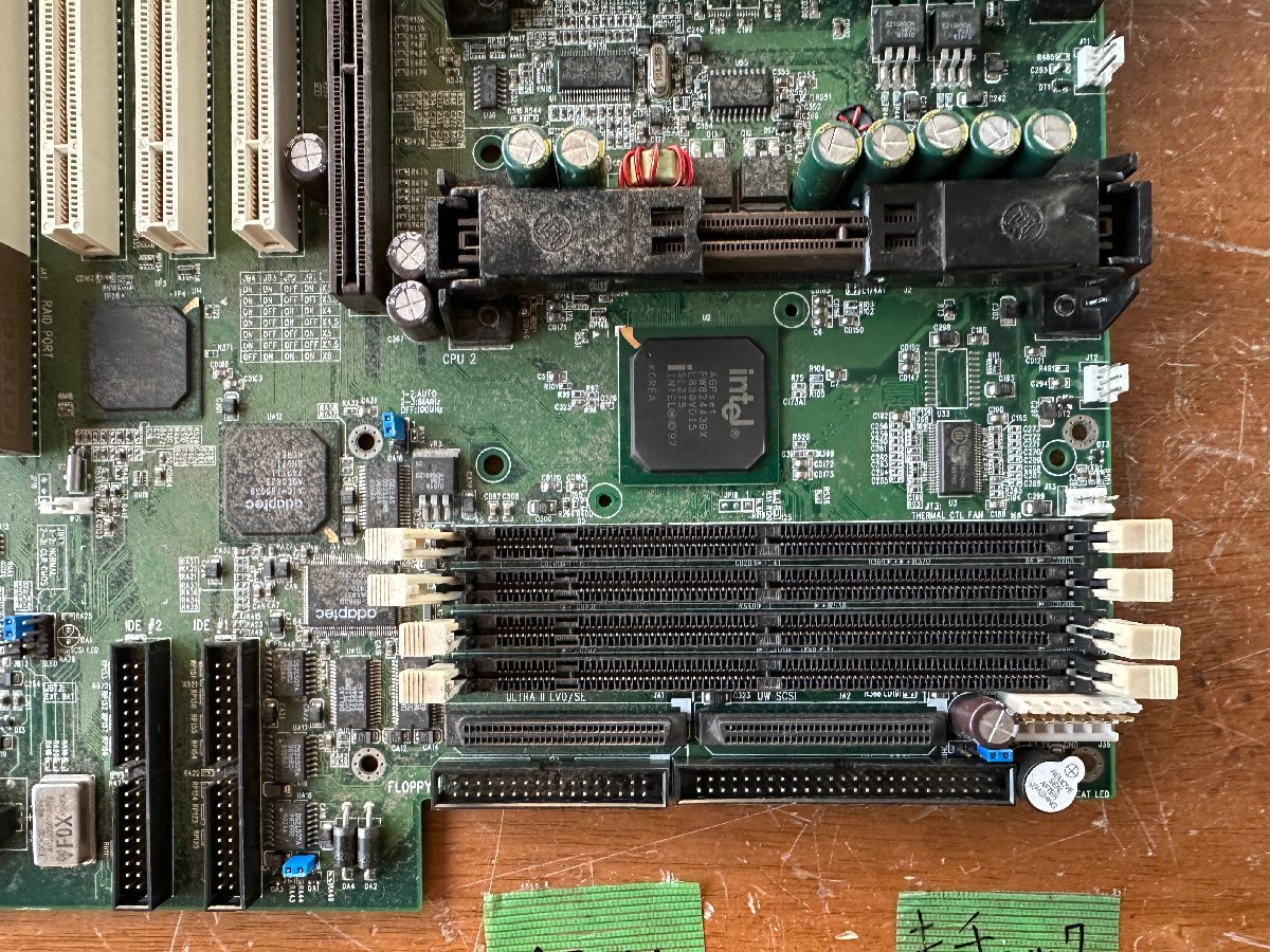 【送80サイズ】Supermicro　P6DBU REV 1.1　Intel 440BX搭載 Slot1対応ATXマザーボード ※未チェック