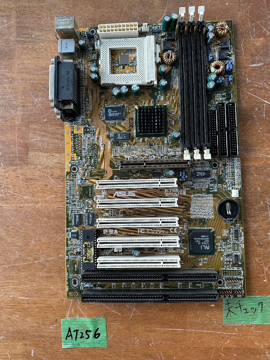 【送80サイズ】ASUS　P5A REV.1.03　ALi M1541/M1543搭載 Socket7対応ATXマザーボード ※未チェック