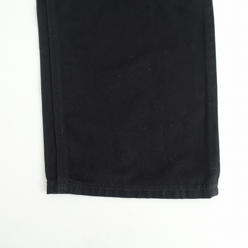 【美品/定価1.6萬】リー LEE *TAPERED OVERALL コットンツイルオーバーオール*M綿黒サロペットパンツ(25-2503-382)【61D52】