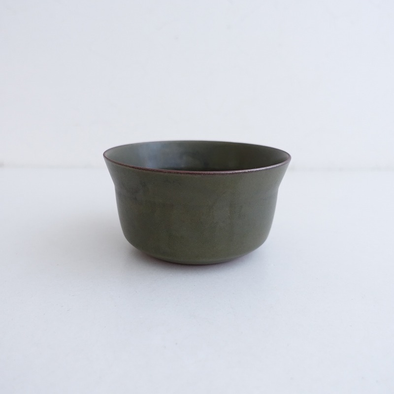 【廃番】希少/イイホシユミコ yumiko iihoshi *OXYMORON オクシモロン ボウル グリーン*食器器【陶器】(wa87-2503-154)【02D52】