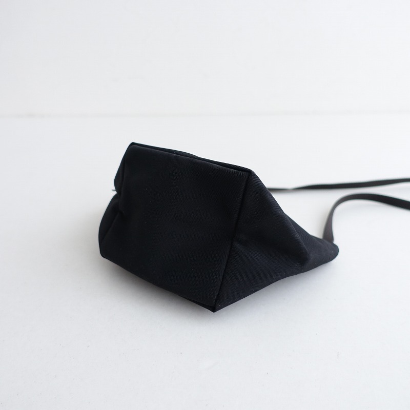 【美品/定価2.3萬(wàn)】エルベシャプリエ Herve Chapelier*1927N ナイロン舟型ショルダーバッグXS*かばん黒0425(ba7-2504-89)【50E52】