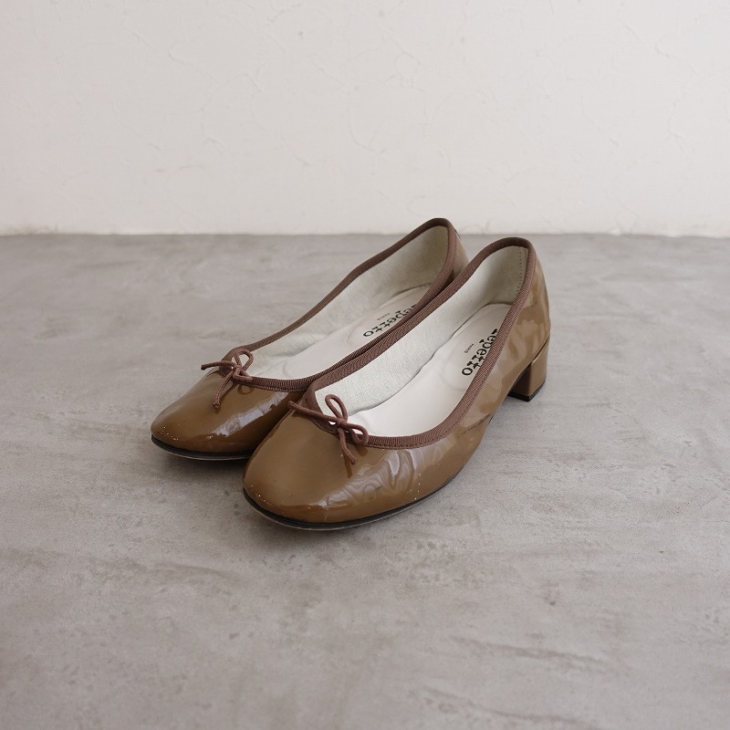  Repetto repetto * эмаль туфли-лодочки 39/24.5* Brown 0525(sh10-2505-23)[92E52]