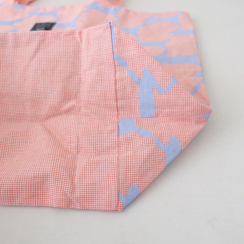 【未使用/定価2.2萬】2024SS/ミナペルホネン mina perhonen *run run run parent bag*トートバッグピンク(ba85-2503-67)【03E52】