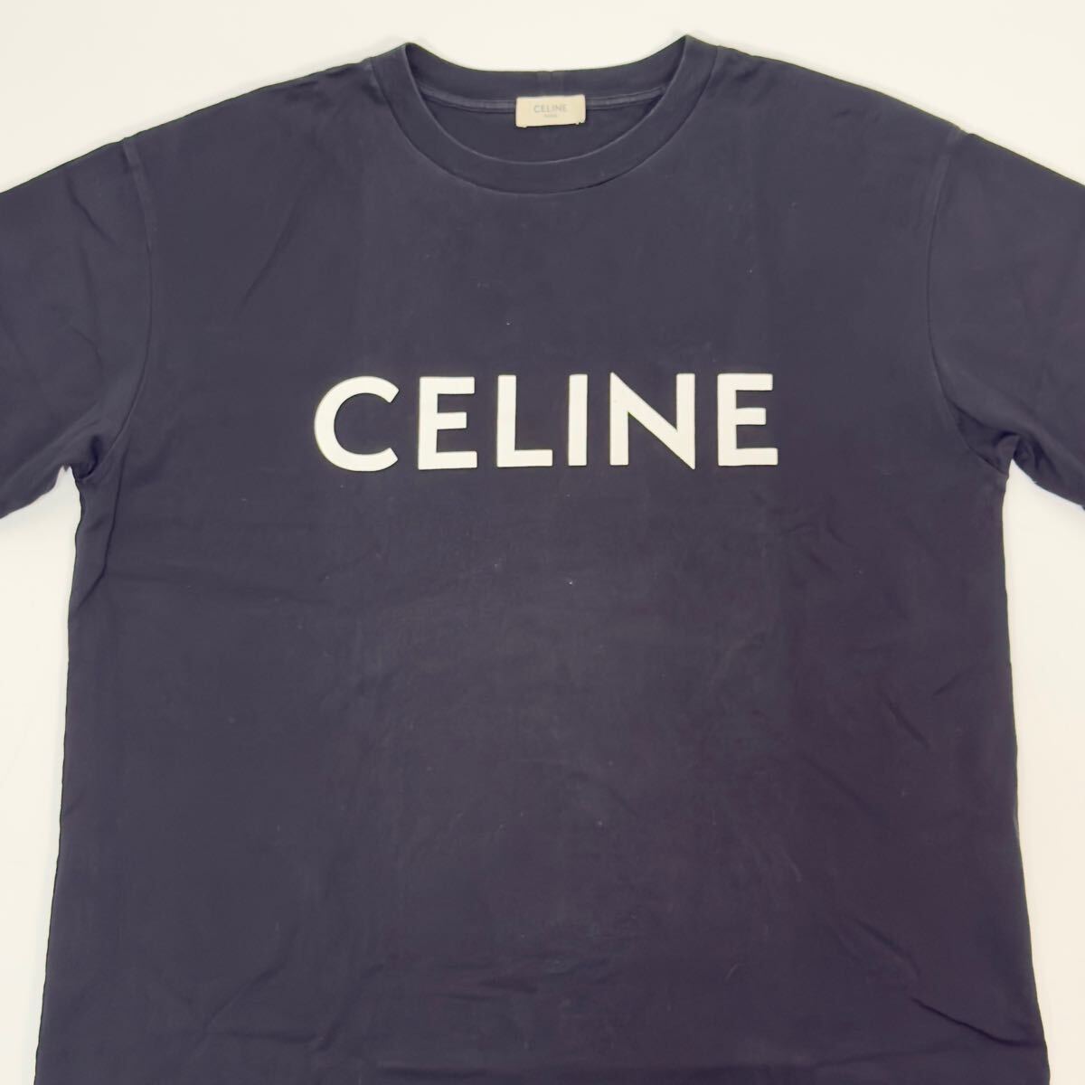 CELINE Tシャツ セリーヌ トップス ブラック ロゴ