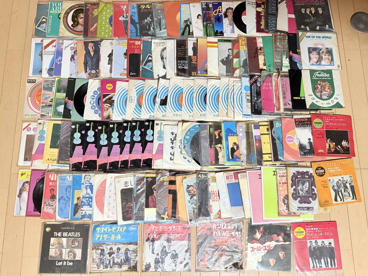 ★洋楽★大量 レコード 134枚 まとめ セット ビートルズ カーペンターズ その他 ロック POP エレクトーン レトロ 音楽 シングル EP r017
