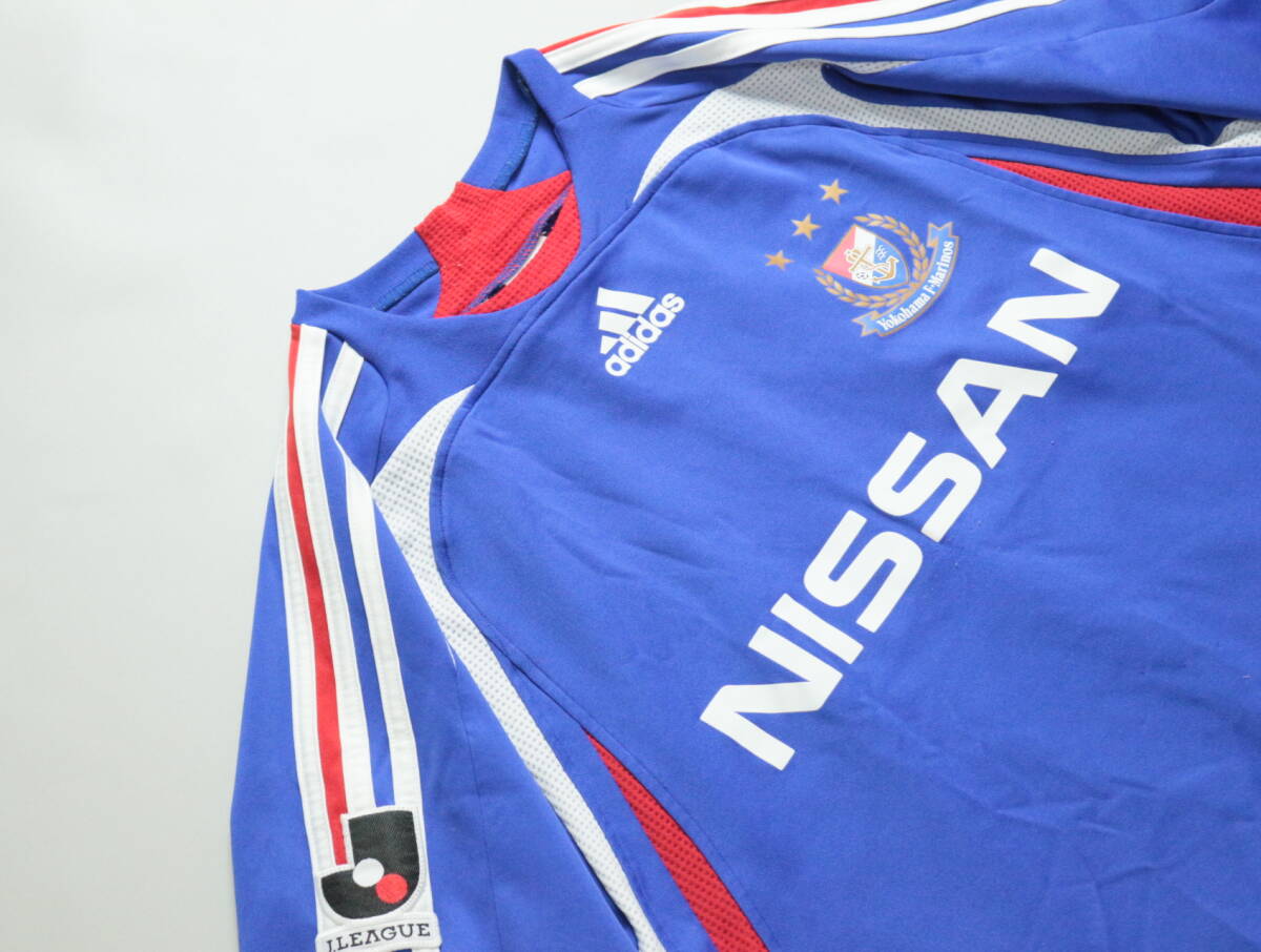 Z370/Adidas/アディダス/日本制/ゆうパケット対応/橫浜Fマリノス/サッカー/Jリーグ/ユニフォーム/2007年/Lサイズ/ゲームシャツ