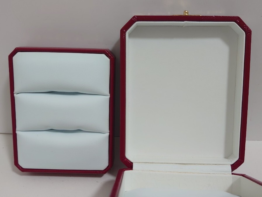 Cartier カルティエ ジュエリーボックス アクセサリーケース ジュエリーケース アクセサリーボックス リングケース ペアリングケース 空箱z
