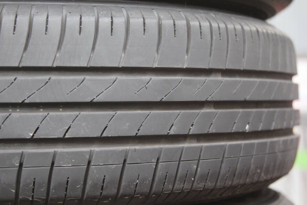 M2条件付送料無料 2021年製 ミゾあり 夏タイヤ 175/65R14×5.5J +40 4H PCD100 日産純正アルミ 4本セット キューブノートサニー_画像7