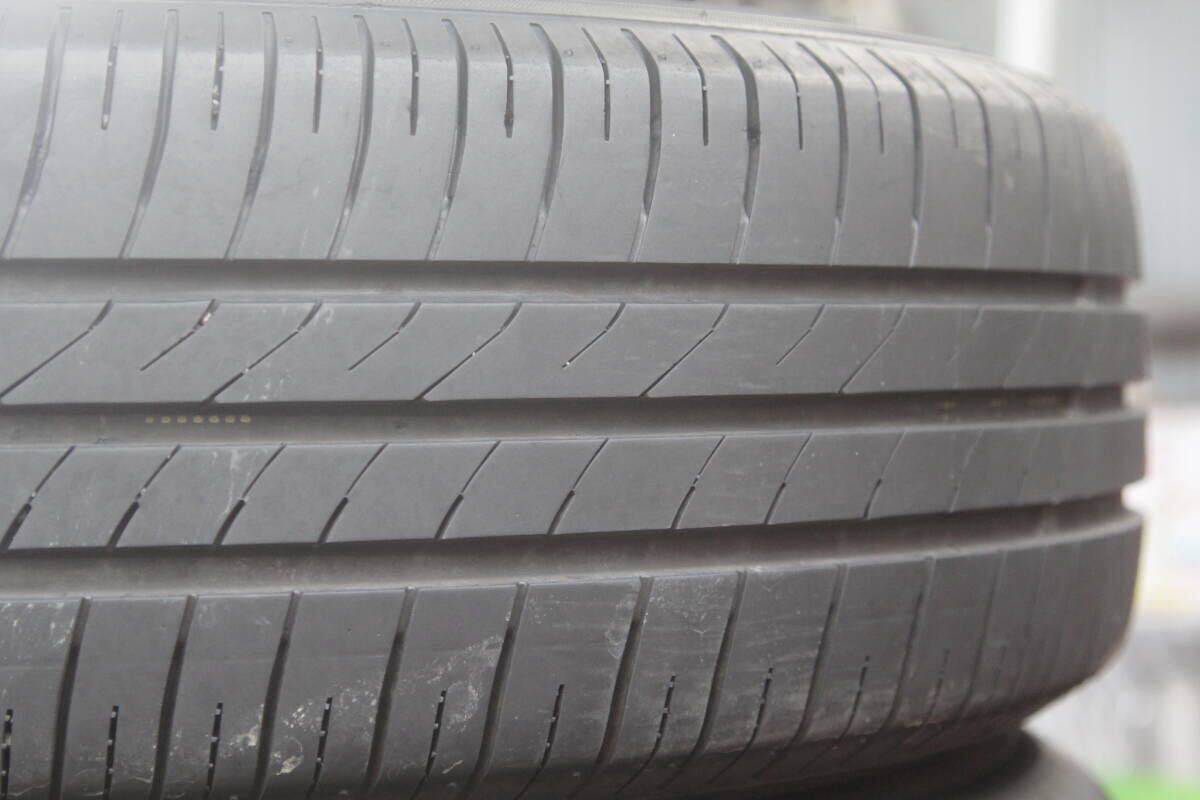 M2条件付送料無料 2021年製 ミゾあり 夏タイヤ 175/65R14×5.5J +40 4H PCD100 日産純正アルミ 4本セット キューブノートサニー_画像8