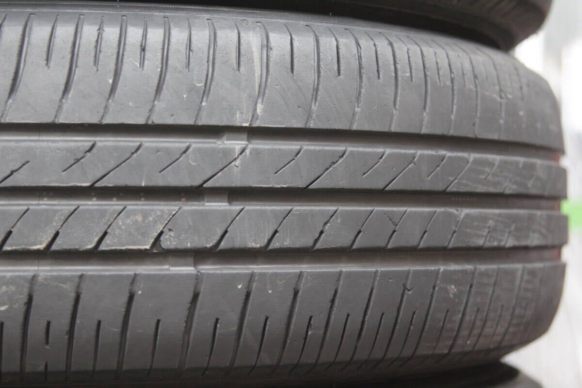 M2条件付送料無料 2021年製 ミゾあり 夏タイヤ 175/65R14×5.5J +40 4H PCD100 日産純正アルミ 4本セット キューブノートサニー_画像10